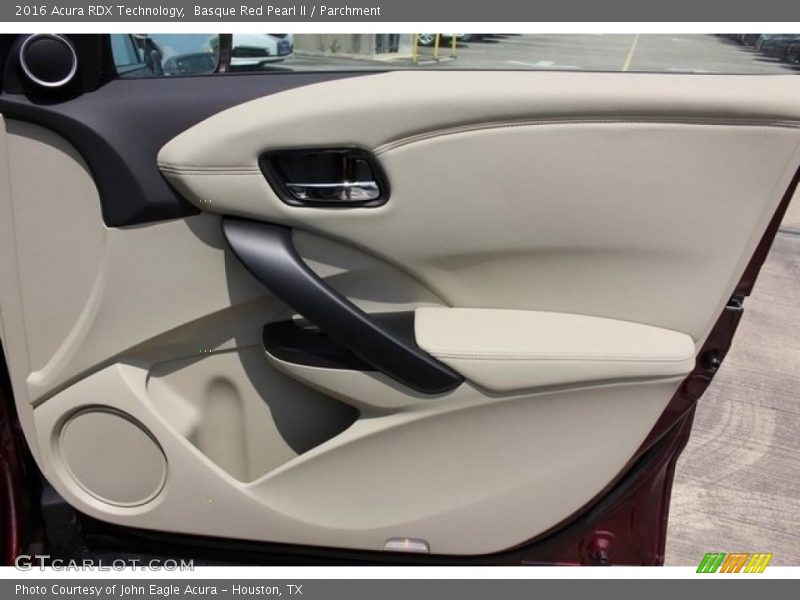 Basque Red Pearl II / Parchment 2016 Acura RDX Technology