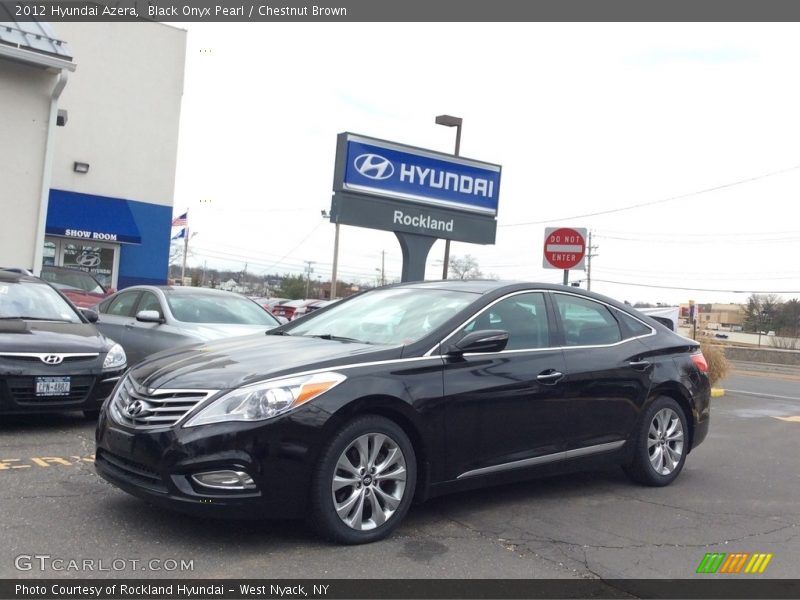 Black Onyx Pearl / Chestnut Brown 2012 Hyundai Azera