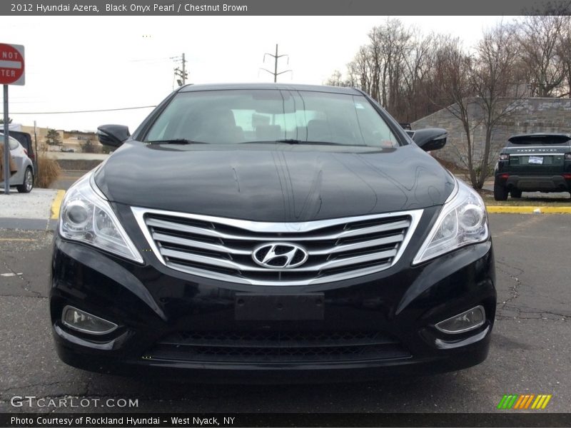 Black Onyx Pearl / Chestnut Brown 2012 Hyundai Azera