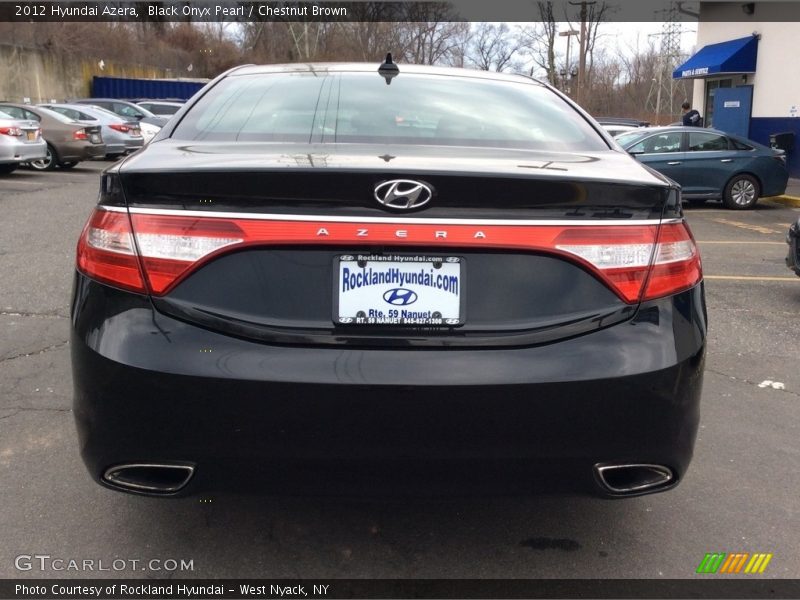 Black Onyx Pearl / Chestnut Brown 2012 Hyundai Azera