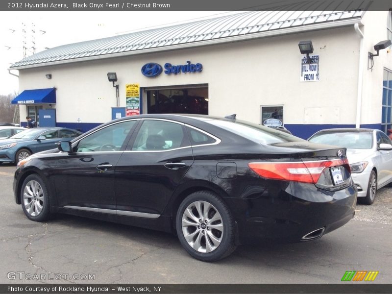 Black Onyx Pearl / Chestnut Brown 2012 Hyundai Azera