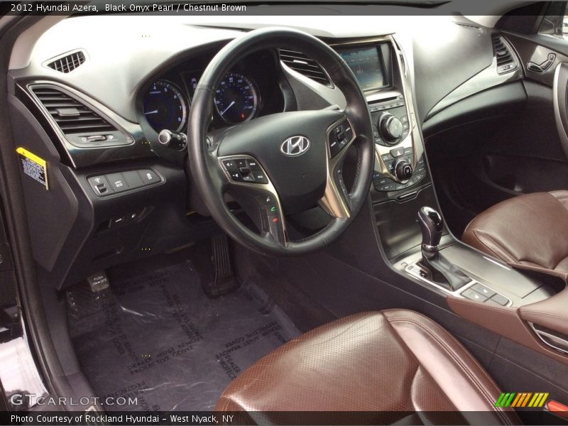 Black Onyx Pearl / Chestnut Brown 2012 Hyundai Azera