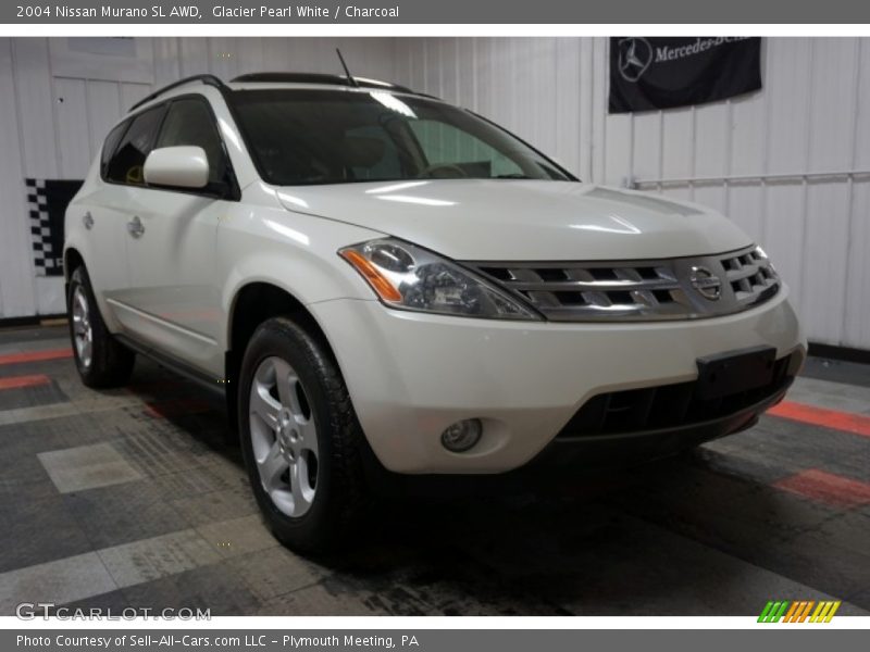 Glacier Pearl White / Charcoal 2004 Nissan Murano SL AWD