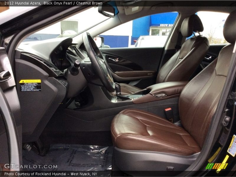 Black Onyx Pearl / Chestnut Brown 2012 Hyundai Azera