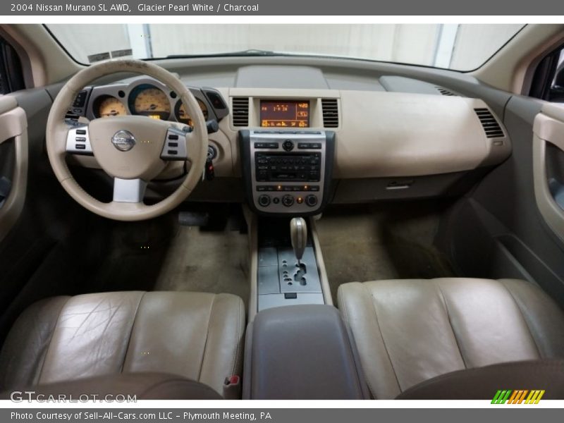 Glacier Pearl White / Charcoal 2004 Nissan Murano SL AWD