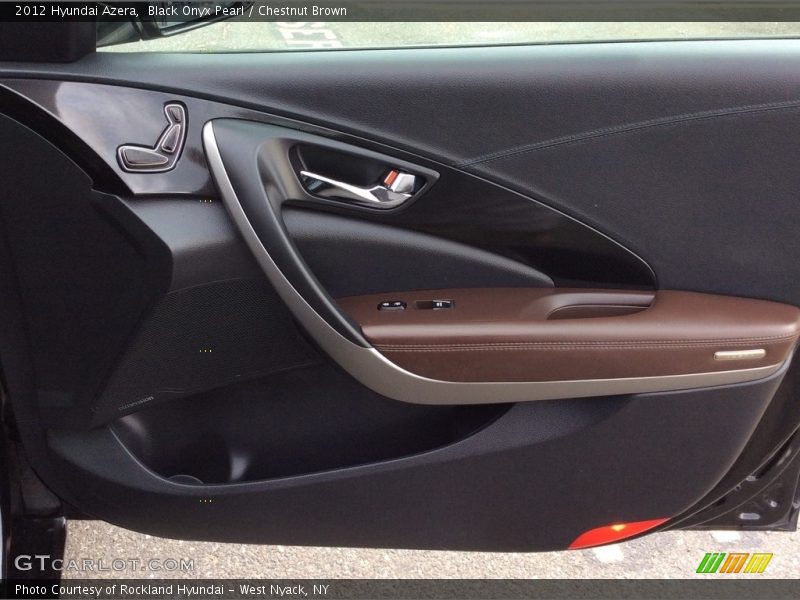 Black Onyx Pearl / Chestnut Brown 2012 Hyundai Azera