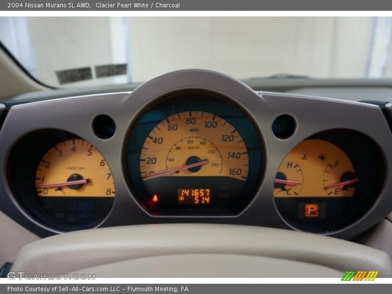 Glacier Pearl White / Charcoal 2004 Nissan Murano SL AWD