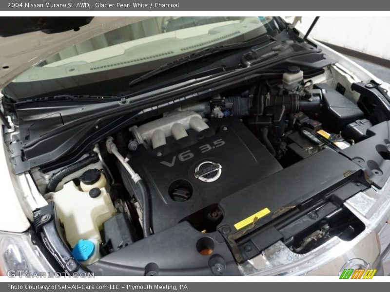 Glacier Pearl White / Charcoal 2004 Nissan Murano SL AWD