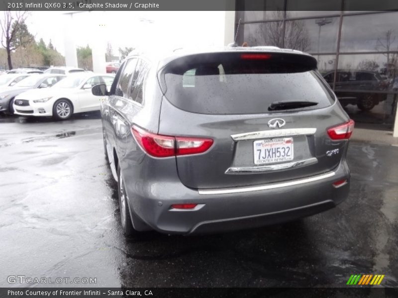 Graphite Shadow / Graphite 2015 Infiniti QX60 3.5