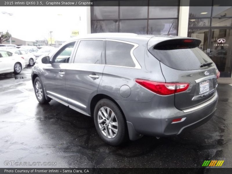 Graphite Shadow / Graphite 2015 Infiniti QX60 3.5