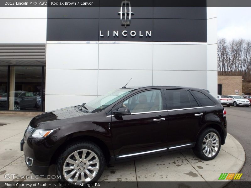 Kodiak Brown / Canyon 2013 Lincoln MKX AWD