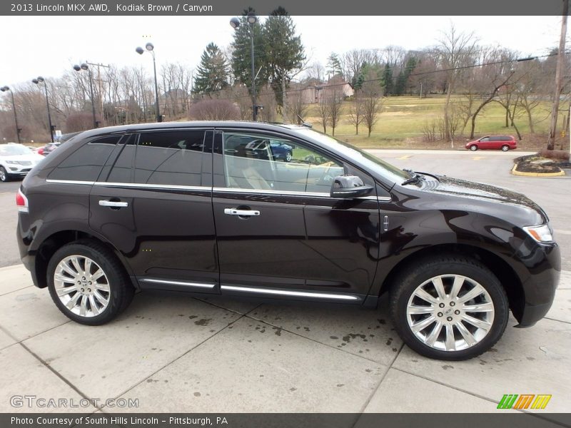 Kodiak Brown / Canyon 2013 Lincoln MKX AWD