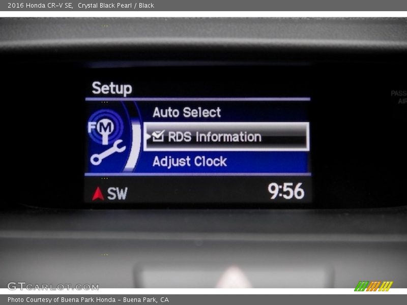 Crystal Black Pearl / Black 2016 Honda CR-V SE