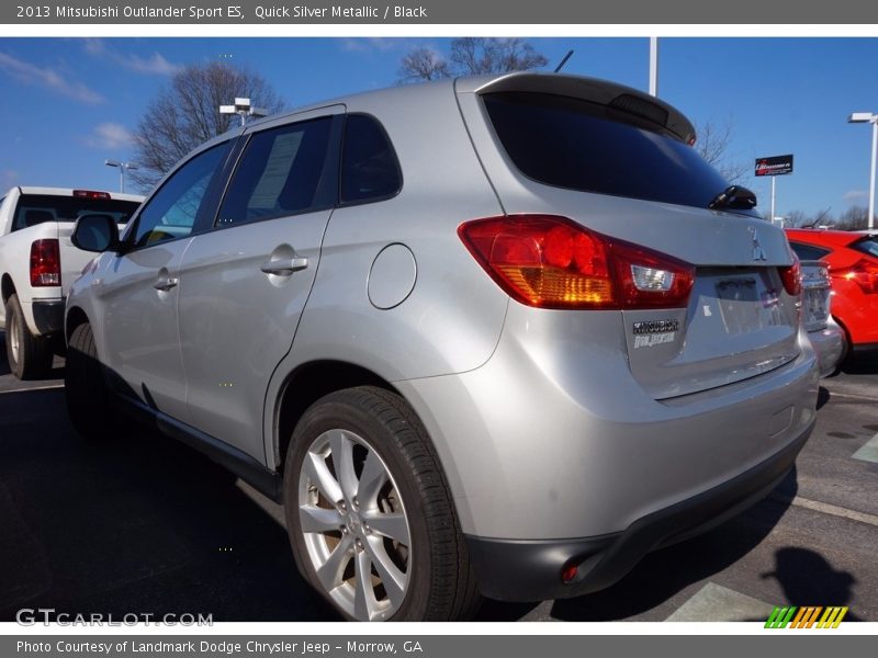 Quick Silver Metallic / Black 2013 Mitsubishi Outlander Sport ES