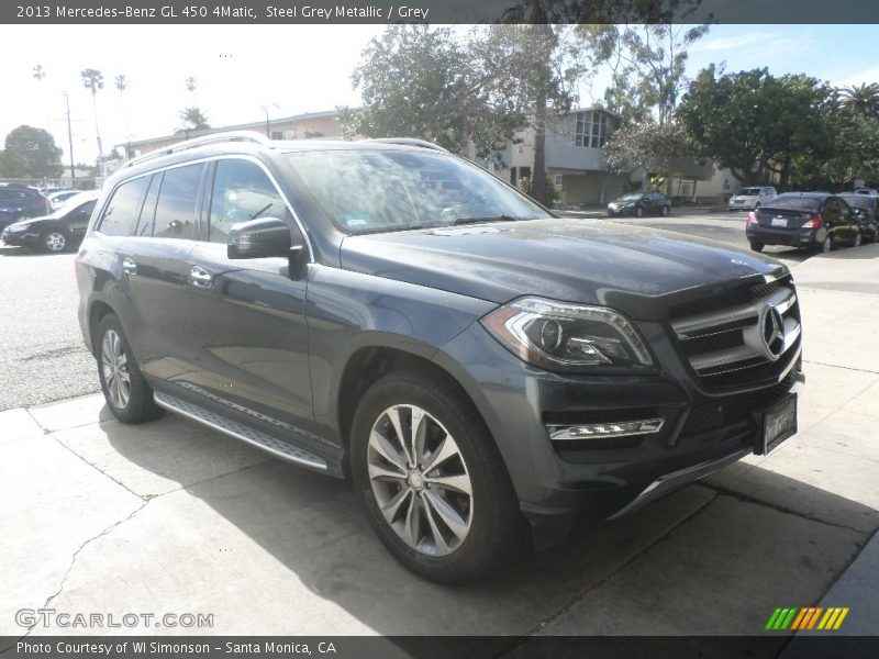 Steel Grey Metallic / Grey 2013 Mercedes-Benz GL 450 4Matic