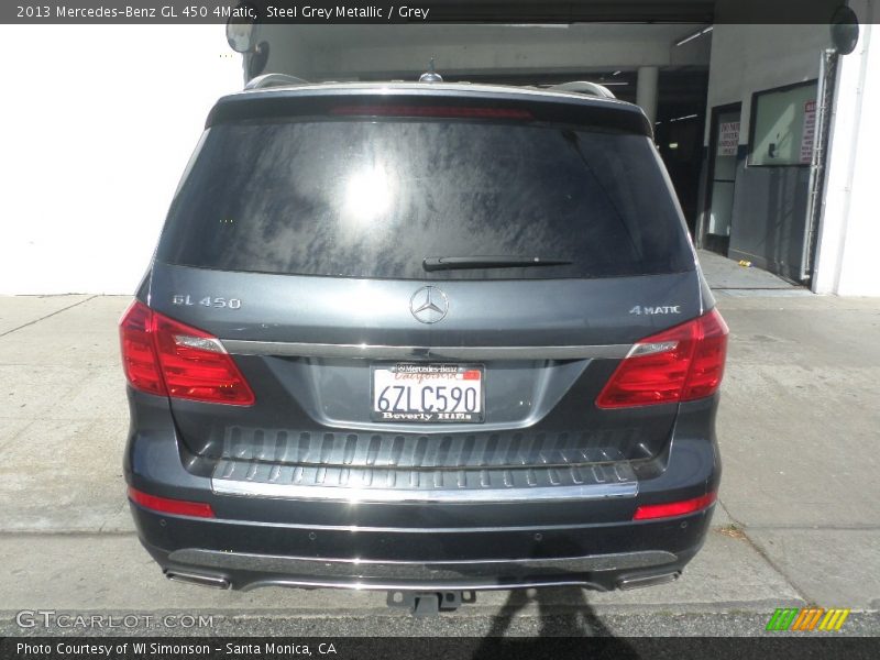 Steel Grey Metallic / Grey 2013 Mercedes-Benz GL 450 4Matic