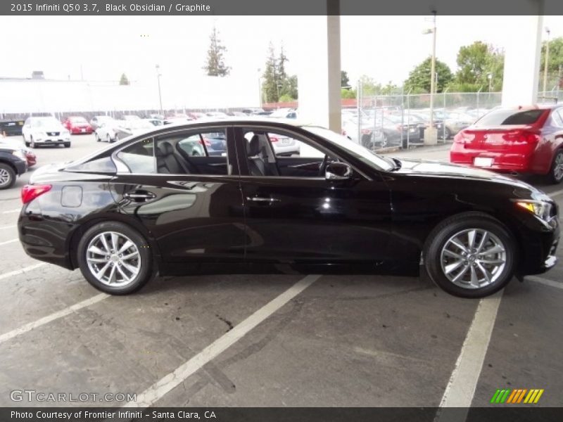 Black Obsidian / Graphite 2015 Infiniti Q50 3.7