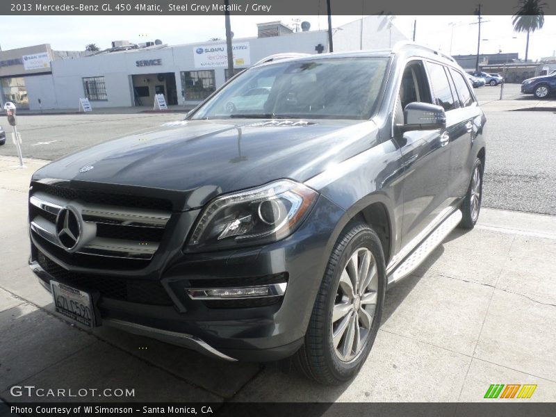 Steel Grey Metallic / Grey 2013 Mercedes-Benz GL 450 4Matic