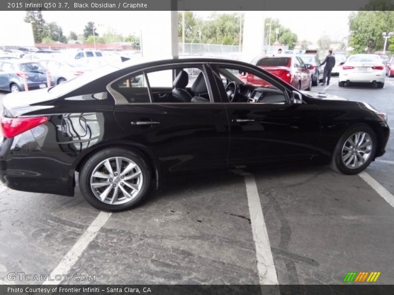 Black Obsidian / Graphite 2015 Infiniti Q50 3.7