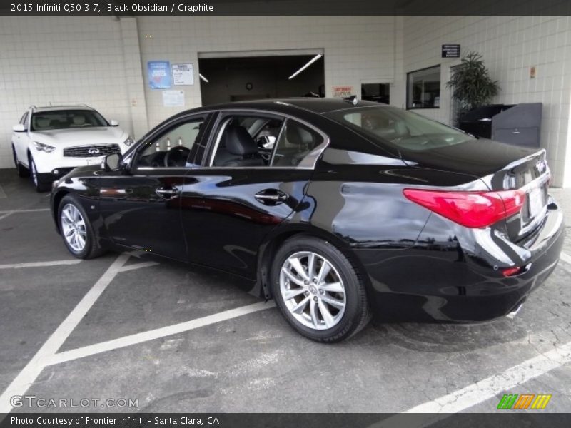 Black Obsidian / Graphite 2015 Infiniti Q50 3.7