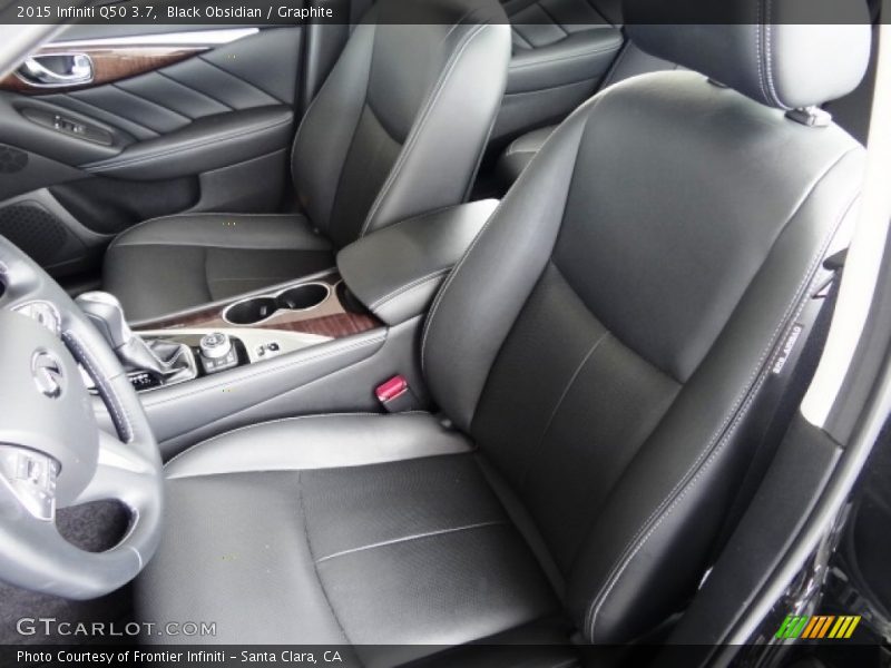 Black Obsidian / Graphite 2015 Infiniti Q50 3.7
