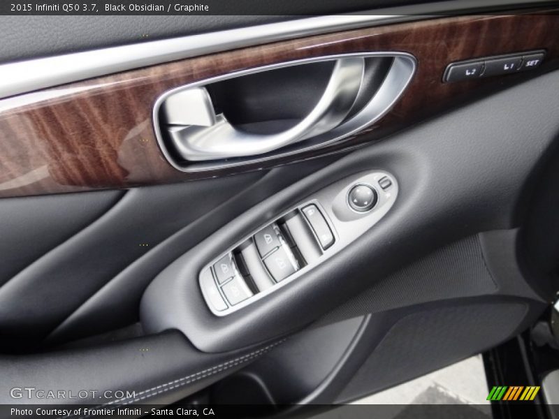 Black Obsidian / Graphite 2015 Infiniti Q50 3.7
