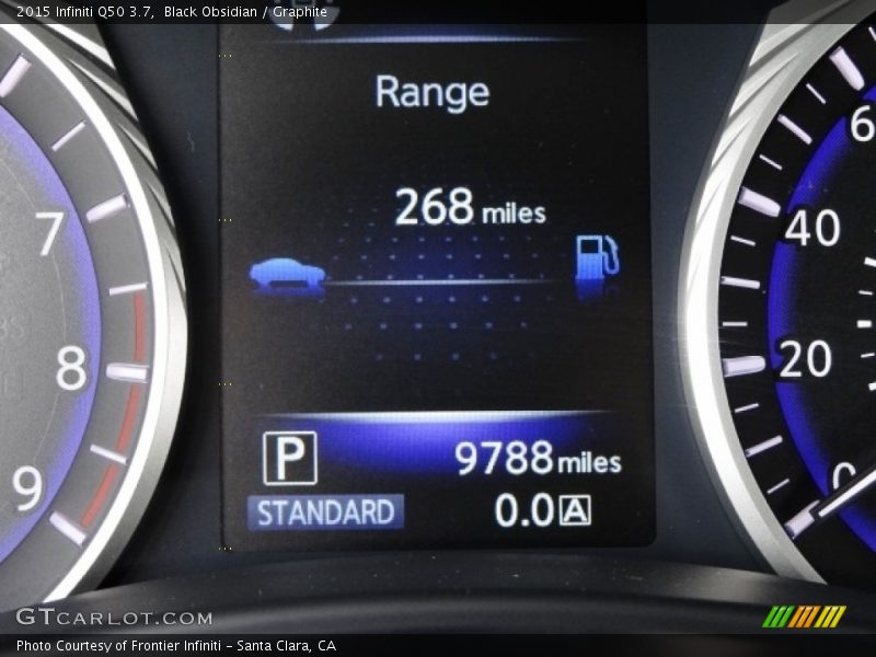 Black Obsidian / Graphite 2015 Infiniti Q50 3.7