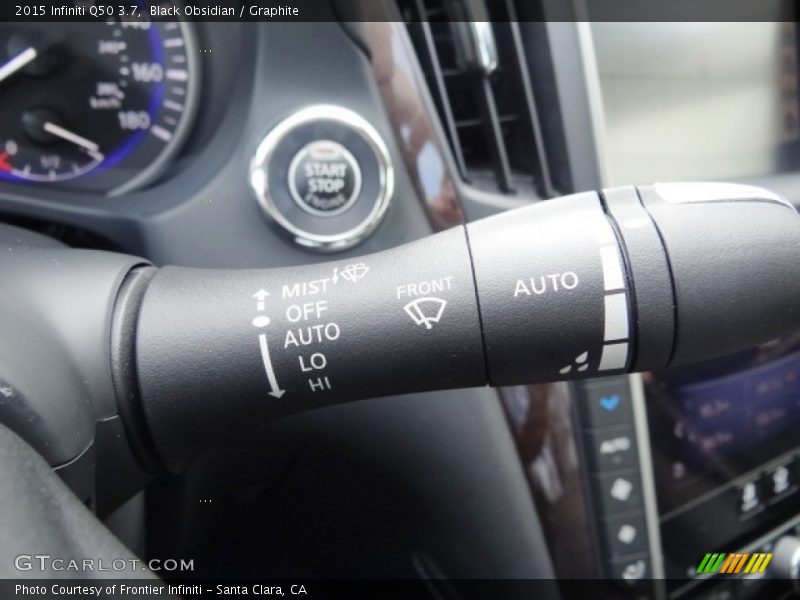 Black Obsidian / Graphite 2015 Infiniti Q50 3.7