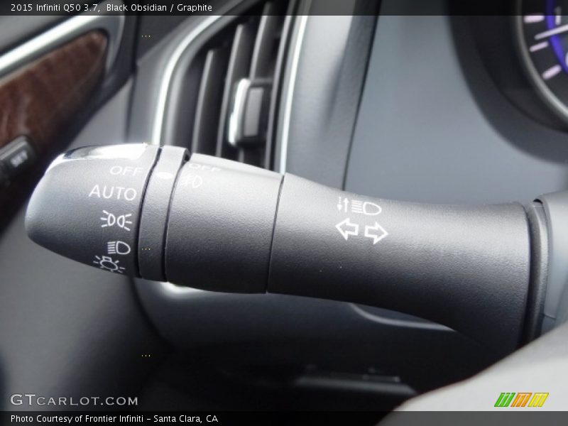 Black Obsidian / Graphite 2015 Infiniti Q50 3.7