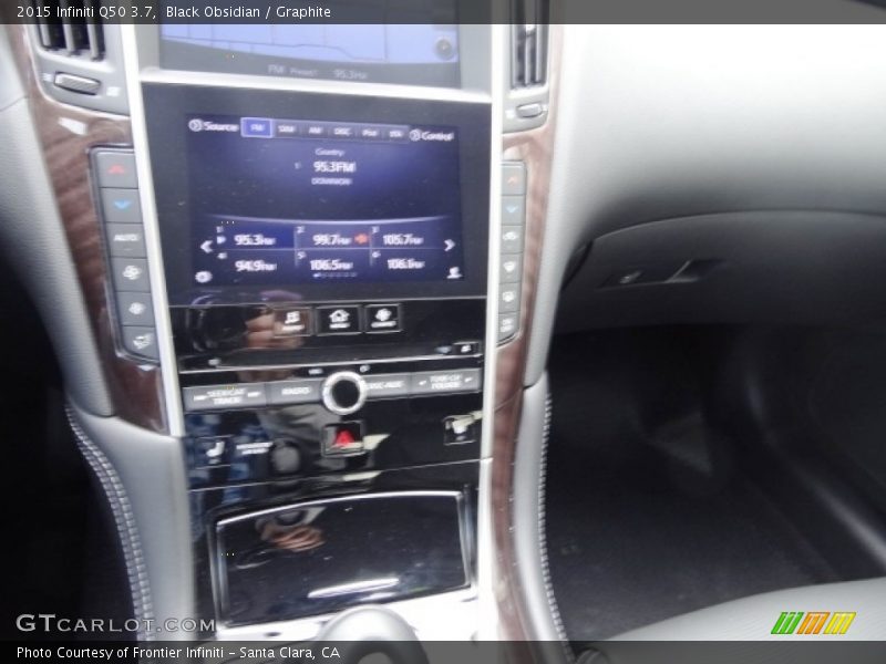 Black Obsidian / Graphite 2015 Infiniti Q50 3.7