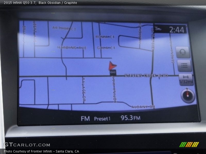 Black Obsidian / Graphite 2015 Infiniti Q50 3.7