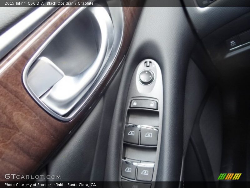 Black Obsidian / Graphite 2015 Infiniti Q50 3.7