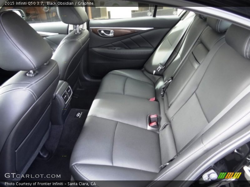 Black Obsidian / Graphite 2015 Infiniti Q50 3.7