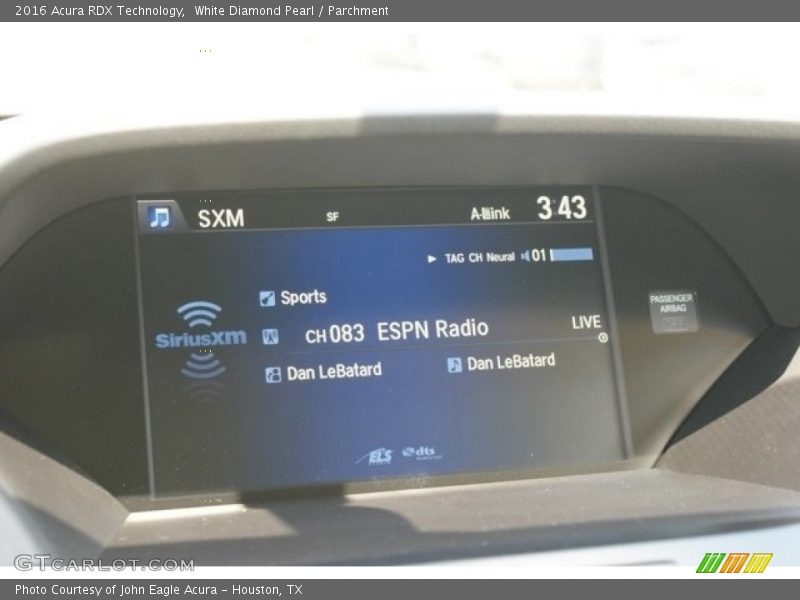 White Diamond Pearl / Parchment 2016 Acura RDX Technology