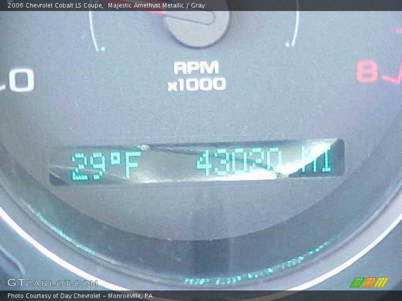 Majestic Amethyst Metallic / Gray 2006 Chevrolet Cobalt LS Coupe