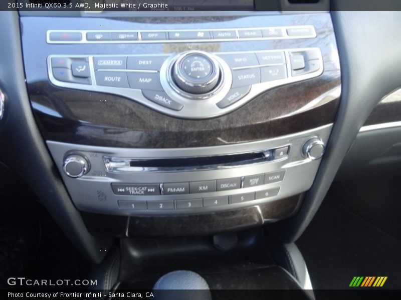 Majestic White / Graphite 2015 Infiniti QX60 3.5 AWD