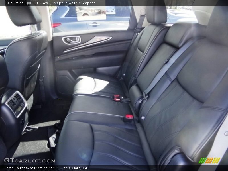 Majestic White / Graphite 2015 Infiniti QX60 3.5 AWD