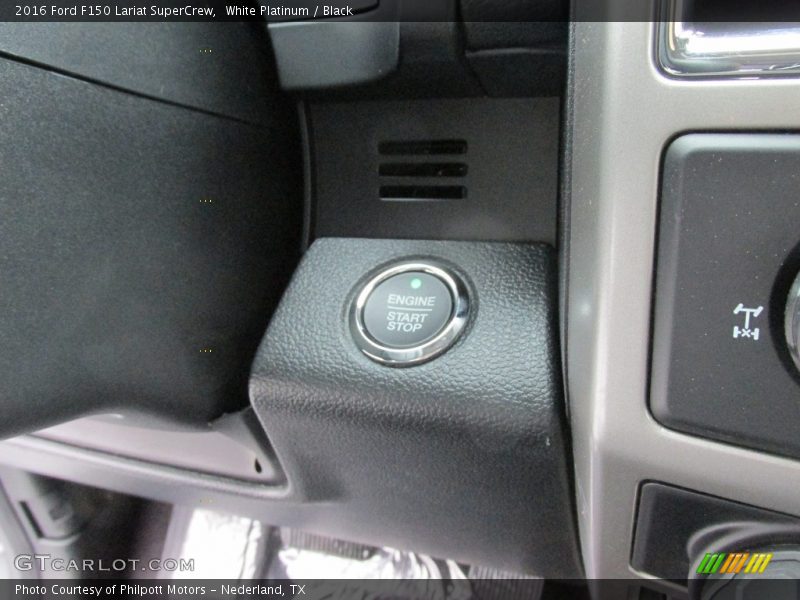 White Platinum / Black 2016 Ford F150 Lariat SuperCrew