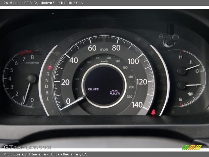 Modern Steel Metallic / Gray 2016 Honda CR-V EX