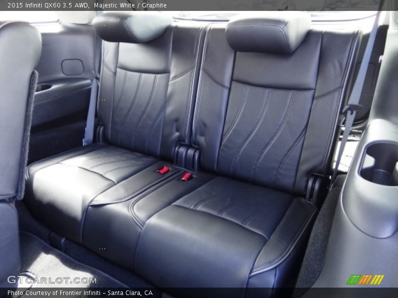 Majestic White / Graphite 2015 Infiniti QX60 3.5 AWD