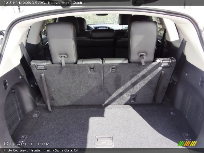 Majestic White / Graphite 2015 Infiniti QX60 3.5 AWD