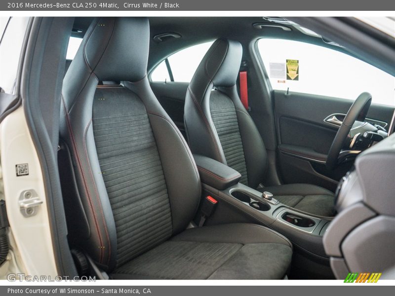 Front Seat of 2016 CLA 250 4Matic