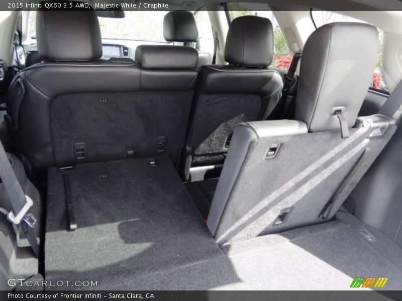 Majestic White / Graphite 2015 Infiniti QX60 3.5 AWD