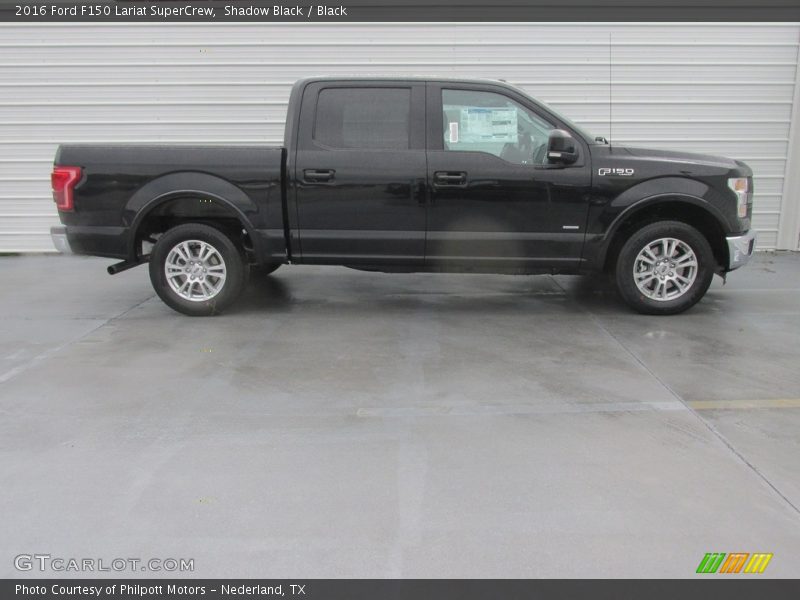 Shadow Black / Black 2016 Ford F150 Lariat SuperCrew