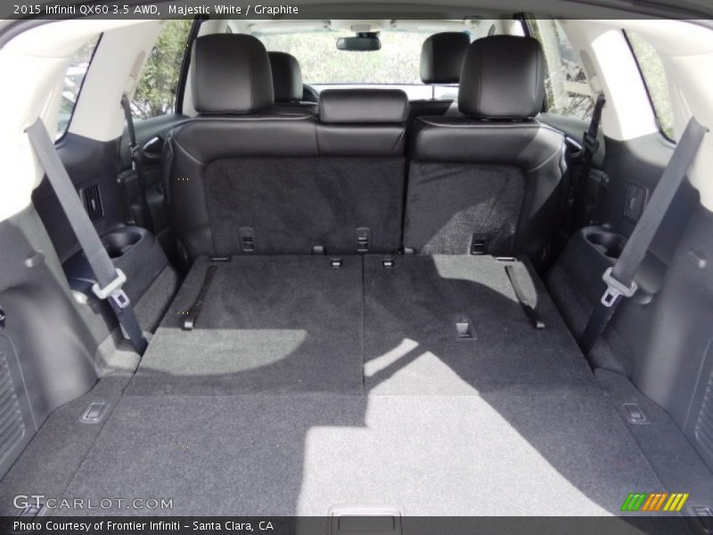 Majestic White / Graphite 2015 Infiniti QX60 3.5 AWD
