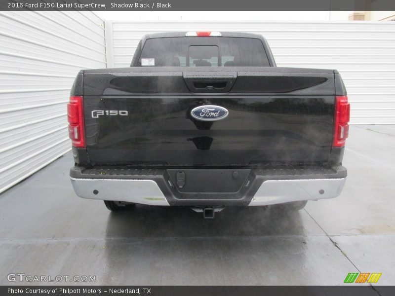 Shadow Black / Black 2016 Ford F150 Lariat SuperCrew