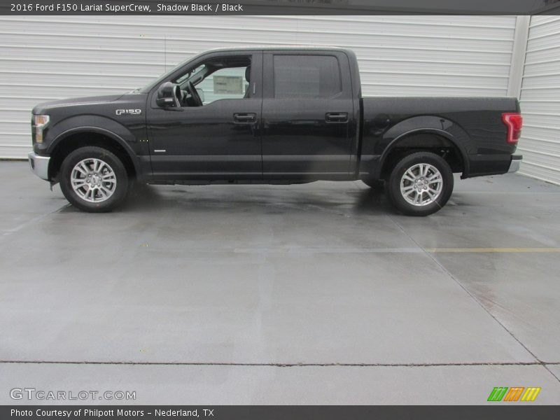 Shadow Black / Black 2016 Ford F150 Lariat SuperCrew