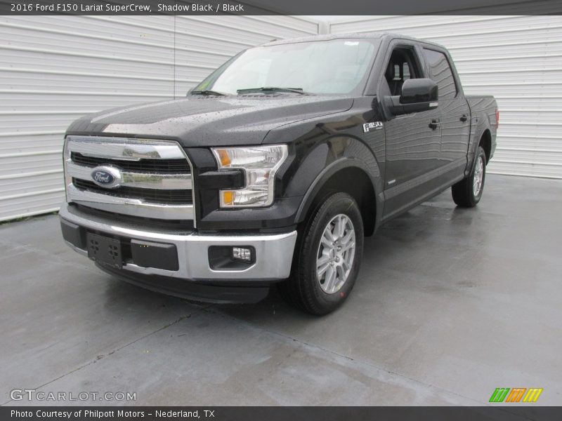 Shadow Black / Black 2016 Ford F150 Lariat SuperCrew
