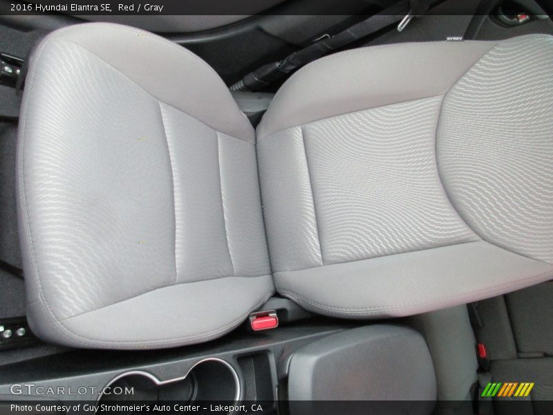 Red / Gray 2016 Hyundai Elantra SE