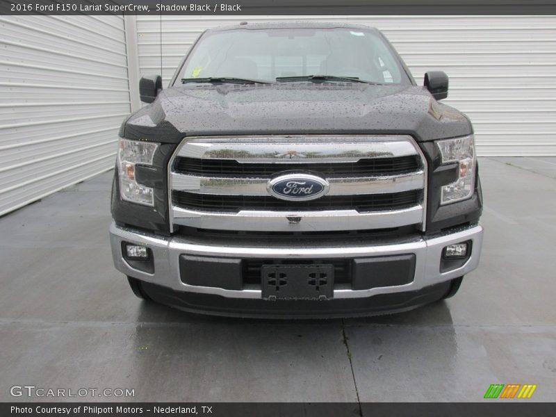 Shadow Black / Black 2016 Ford F150 Lariat SuperCrew